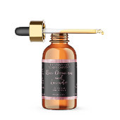 ブラック&ピンク化粧品ドロッパーボトル ラベル