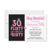 ブラック&ピンク30歳の誕生日