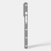 ブラック ピンク グレー ゴールド ハート Case-Mate iPhoneケース (裏面 / 左)