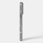 ブラック ピンク グレー ゴールド ハート Case-Mate iPhoneケース (裏面 / 右)
