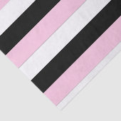 ブラック、ピンク、ホワイトの各ストライプティッシュペーパー 薄葉紙 (詳細)
