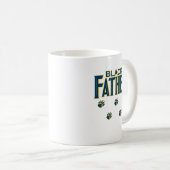 ブラック・ファーザーシャツ コーヒーマグカップ (正面右)