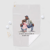 ブラック・ファーザー・アンド・ドーターボンド ゴルフタオル (インサイチュ)