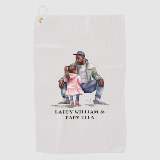 ブラック・ファーザー・アンド・ドーターボンド ゴルフタオル (正面)