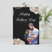 ブラック・ファーザー・デイ・カード サンキューカード (スタンド正面)