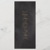 ブラック&フェイク金ゴールドタロットシレ結婚ンツ メニュー (裏面)