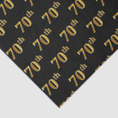 ブラック、フェイク金ゴールド70th(70th)イベント 薄葉紙 (詳細)