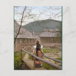 ブラック・フォレストの女性 ポストカード