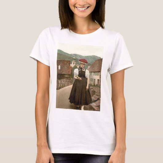 ブラック・フォレストの少女 Tシャツ (正面)