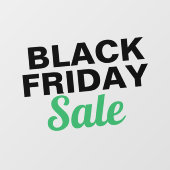 ブラック・フモダンライデー・セールス・ストアの大きな窓ガラス ウィンドウサイン (シート)