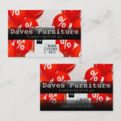 ブラック・フライデー・セールス・ビジネス・カード 名刺 (正面/裏面)