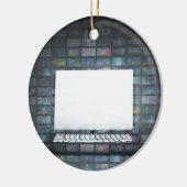 ブラック·フライデー·セール·コピー·宇宙オン·ラッ白熱［赤熱］光を放つプトップ セラミックオーナメント (左)