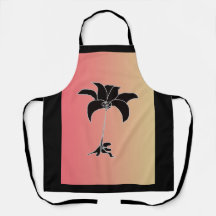 ブラック フローラル パステル