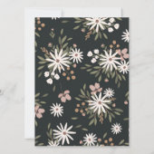 ブラック&フローラ誕生日カードと写真 (裏面)