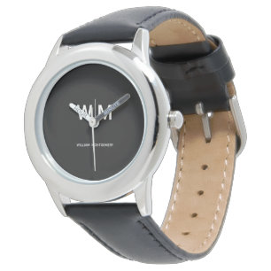 ブラック ブランド ロゴ 企業 ビジネス コーポレート 腕時計