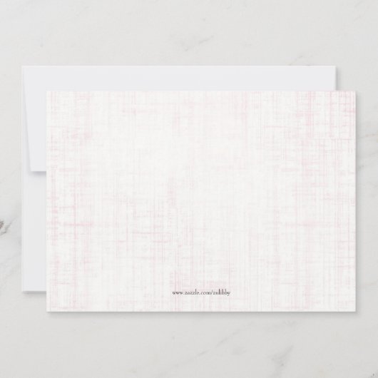 ブラック&ブルーコルセットランジェリーブライダルシャワー招待状 招待状 (裏面)