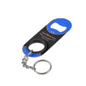 ブラック、ブルー、ピンクのプロモーション・ビジネス・ギフト キーホルダー栓抜き (裏面アングル)