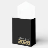 ブラック&ブロンズ金ゴールド卒業お願いボックス フェイバーボックス (オープン)