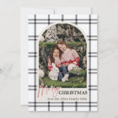 ブラック プライド アーチ フォト ホリデー カード (正面)