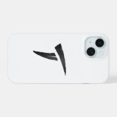 ブラック・プレデター iPhone 15ケース (裏面横)