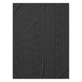 ブラック·ベルベット·（紋章の）フラ・ダ・リ テーブルクロス (正面)