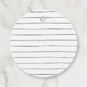 ブラック&ホワイトありがとうごカスタムざいまビジネスロゴ フェイバータグ (裏面)