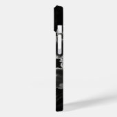 ブラック&ホワイトのオーロラのパーソナライズ名 Case-Mate iPhoneケース (裏面 / 左)