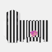 ブラック＆ホワイトのストライプ ⎥ モノグラム フェイバーボックス (折り畳みなし)