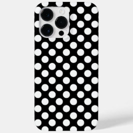 ブラック×ホワイトのドット Case-Mate iPhone 14 PRO MAXケース