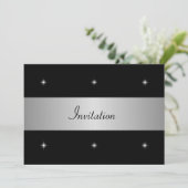 ブラック＆ホワイトの星付きシルバー特別イベント 招待状 (スタンド正面)