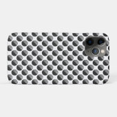 ブラック&ホワイトの月の模様 Case-Mate iPhoneケース (裏面(横))