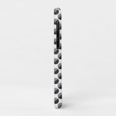 ブラック&ホワイトの月の模様 Case-Mate iPhoneケース (裏面/左)