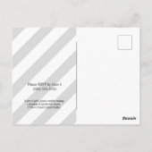 ブラック＆ホワイトの「私たちはまだ愛を誓う」更新/記念日の案内 ポストカード (裏面)