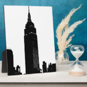 ブラック&ホワイトアポップ・アートのートニューヨーク フォトプラーク (側面)