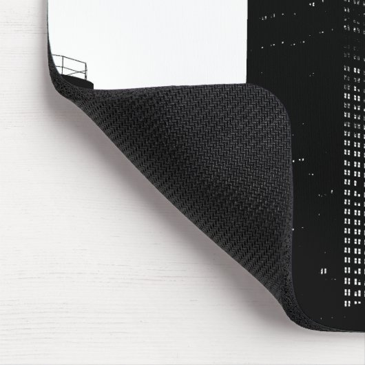 ブラック&ホワイトアポップ・アートのートニューヨーク マウスパッド (コーナー)