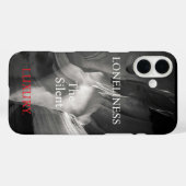 ブラック&ホワイトアンテロープ渓谷/孤独 Case-Mate iPhoneケース (裏面 (横))