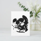 ブラック&ホワイトアーポップ・アートのトスカル ポストカード (スタンド正面)