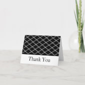 ブラック&ホワイトアールデコラインアートダイヤモンド カード (正面)