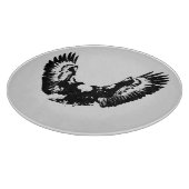 ブラック&ホワイトイーグル カッティングボード (角)
