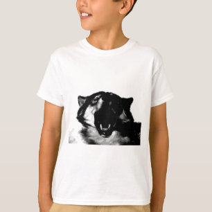 ブラック&ホワイトウルフ Tシャツ