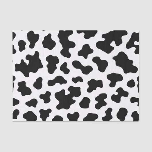 ブラック&ホワイトカウズプリント 薄葉紙 (正面)