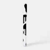 ブラック&ホワイトカウズプリントiPhone 16ケース iPhone 16ケース (右側面)