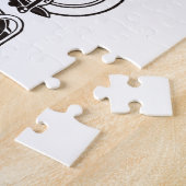 ブラック&ホワイトクラシックオートバイスモール ジグソーパズル (側面)