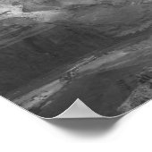 ブラック&ホワイトコロラドリバーイングランドキャニオン16x20 ポスター (角)