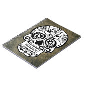 ブラック&ホワイトシュガースカル石板 ノートブック (左側)