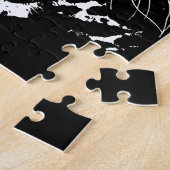 ブラック&ホワイトジャガー ジグソーパズル (側面)