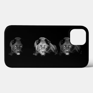 ブラック&ホワイトジャガー iPhone 13ケース
