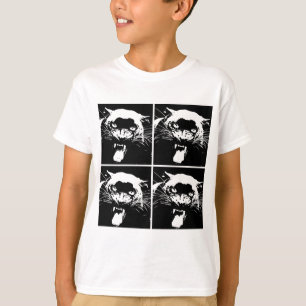 ブラック&ホワイトジャガー Tシャツ