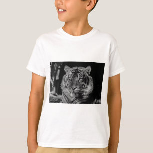 ブラック&ホワイトタイガー Tシャツ