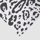 ブラック&ホワイトチータヒョウアニマルプリントパーティー 薄葉紙 (詳細)